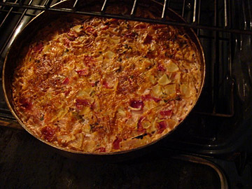 ...and after. Mmm, crispy top crust!