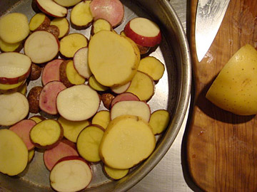 Potatoes Sliced