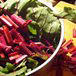 Beet greens — so beautiful.