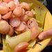 Braised Celery and Radishes — dainty and pink!