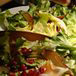 Escarole Salad with Roasted Pears and Pomegranate Seeds