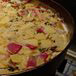 Potato and Turnip Casserole before baking...(with pretty pink turnips)